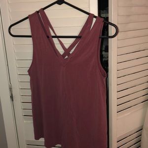american eagle suede tank